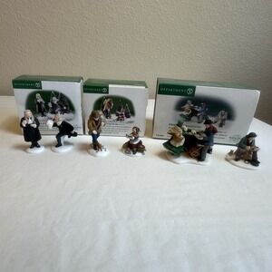 Department 56 Dickens Villages Collection Christmas LOT Of 3 Excellent Condition